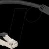 80582 RJ45 Network Cable Cat.6A S/FTP plug 45° left angled to plug str