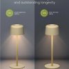 Bezprzewodowa lampa stołowa LED, rozmiar S, 25 cm, beżowy 77678