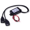 Moduł przetwornica ładowarka 12-24V na 5V 3A 15W 2xUSB IP67 hermetyczna