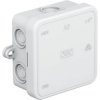 Junction box, 65 x 65 x 32 mm, no. of entries: 7, 2.5 mm², light gray, IP55, 2000016