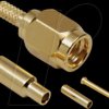 0417000 SSMA plug, crimp type, RG 174-U