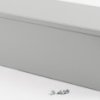 Aluminum enclosure, (L x W x H) 432 x 127 x 102 mm, gray (RAL 7046), IP32, 1411Z