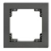 Deco Ramka Pojedyncza Grafitowy 11Dr-1