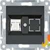 LUMINA Gniazdo komputerowe RJ45 kat.5e UTP czarne WL2113 HAGER