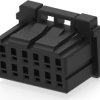 Socket housing, 12 pole, pitch 2.5 mm, straight, black, 9-1827864-6