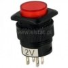 Przeł. chwilowy NO R13 fi=16,2mm 1,5A , Led 2V