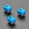 Step Switch with LED - Three Pack of Blue with Red LED (PB86-A1)