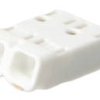 SMD terminal, 2 pole, pitch 4 mm, straight, white, SMDFLAT 345/ 2 WS