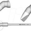 C470018 C470 soldering tip, chisel-shaped, C470018/8.9 x 1.7 mm, curved