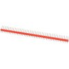 Wtyk goldpin 1x40 prosty raster 2.54mm Czerwony