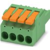 Złącze PCB 4 -pinowe raster 7.62mm Montaż na kablu Żeński Phoenix Contact