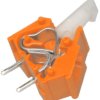 PCB terminal, 1 pole, pitch 7.5 mm, AWG 28-12, 24 A, cage clamp, orange, 256-756