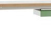 Kompletny stół warsztatowy PROFI standard z płytą z litego drewna, szer. X gł. X wys. = 2000 x 700 x 840 mm Manuflex WP5