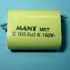 8,2uF/160V MKT MANT KONDENSATOR