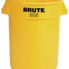 Pojemnik na odpady BRUTE 121L, kolor: Żółty, materiał: Polietylen, Rubbermaid Commercial Products
