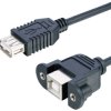 Lyndahl Kabel USB USB 2.0 Złącze żeńskie USB-B, Złącze żeńskie USB-A 0.20 m czarny LKPK007