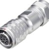 Złącze okrągłe żeńskie push-pull Weipu SF1210/S9 II, 9 pin, 125 V/AC, IP67, do lutowania