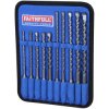 Faithfull FAISDSSET10 SDS Plus Drill Bit Set, 10 Piece