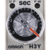 Timer Relay Szyna DIN, Montaż powierzchniowy 24V dc 4PDT 4-stykowy Omron 4PDT 0.5 → 10s H3Y-4 jednofunkcyjny