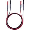 Testo 0590 0013 safety test lead 4 mm plug black/red