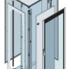 ABB IS2 OBUDOWY IS2 Z blokadą Stal Pojedyncze drzwi 1 m 1m 2 m
