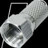 FFL0/7L Twist-on F connector for Ø 7.0-mm aerial cables
