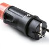 Red Wt1 Wtyczka Z Dławikiem Ip54 2P+Z 16A/250V Czarny Xf1165