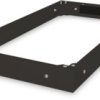 Base, sheet steel, (L x W x H) 1200 x 600 x 100 mm, black, for Unique server cabinets, DN-19 PLINTH-6/12-B