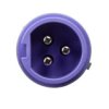 Wtyczka Przenośna 16A 3P 24V Fioletowa Ip44 Twist 063V