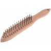 Faithfull FAI680S4 680/S4 Heavy-Duty Stainless Steel Scratch Brush - 4 Row