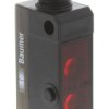 Czujniki fotoelektryczne Dyfuzyjny w obudowie prostokątnej Baumer PNP zakres 20 mm → 120 mm LED