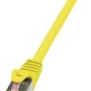 kabel LAN LogiLink CQ2027S, 1 szt., RJ45, CAT 6, S/FTP, 0.50 m, żółty