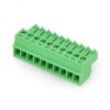 Listwa montażowa żeńska, 10-pinowa prosta, raster 3,5mm