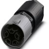 Phoenix Contact 1410387 Złącze męskie QPD P 4PE6,0 12-20 BK, 1 szt.