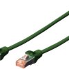 kabel LAN Digitus DK-1644-005/G, 1 szt., RJ45, CAT 6, S/FTP, 0.50 m, zielony