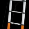 7063596 Telescopic ladder GIRAFFE AIR 3.27 m, with soft close and anti-s
