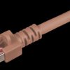 10.0 m Cat.6 PiMF patch cable, brown