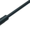 Sensor actuator cable, M8-cable socket, straight to open end, 6 pole, 5 m, PUR, black, 1.5 A, 79 3420 55 06