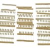 Zestaw rezystorów; 160szt.; węglowy; ZR-1/25-160; 0,25W; 10÷1000000ohm; 5%; przewlekany (THT)
