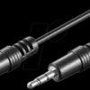 3.5 mm stereo plug to plug/1.5 m