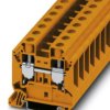Through terminal block, screw connection, 1.5-25 mm², 2 pole, 76 A, 8 kV, orange, 3047468