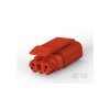 TE Connectivity 3-2834074-2 Mini Lighting Connector 2P Plug Female IP67 Red