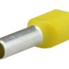 Końcówka Tulejkowa Podwójna Izolowana /Żółta/ Tv 6-12 /100Szt./