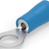 Insulated ring cable lug, 1.31-2.08 mm², AWG 16 to 14, 4.34 mm, blue, 31899