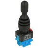 Przełącznik; joystick; LAS0-K-20C21; ON-OFF-ON; 3 pozycje; bistabilny; na panel; śrubowe; 10A; 500V AC; 2 tory; 22mm; 53mm; IP67