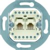 One.platform Mechanizm gniazda telefonicznego UAE 2-kr (RJ11, RJ12, RJ45) kat. 3 WDF4108W1