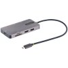 StarTech.com 120B-USBC-MULTIPORT USB C Multiport Adapter, Dual HDMI Video, 4K 6