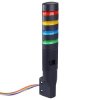 LD6A-4WZQB-RYSG Red/Yellow/Blue/Green Stack Light LED Tower with Sounder & Flasher Wall Mount 24VAC/DC IDEC