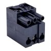 Blok rozdzielczy wtykowy BCS-3/D3S-N (1 wejście/3wyjścia 3-polowy czarny)