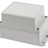 Obudowa ogólnego użytku Poliwęglan szerokość zew. 85 mm długość zew. 125 mm wys. zew. 85 mm Hammond IP65 Jasnoszary